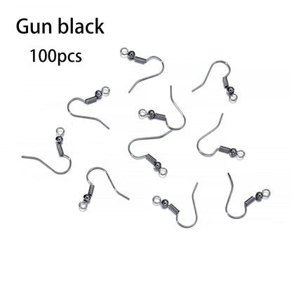 Hypoallergenic Earring Hook Kit | 100/300pcs Fish Hooks, Jump Rings & Ear Wires for DIY Jewelry Making