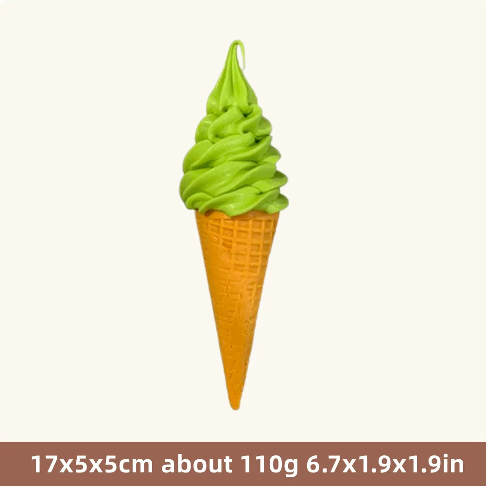 Realistic Faux Ice Cream Cone – Simulation Waffle Cone Prop for Display, Decor & Content Creation