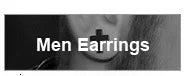 Men's Punk HipHop Hoop Earrings | Silver Color Metal Hoops Piercing Ear Jewelry