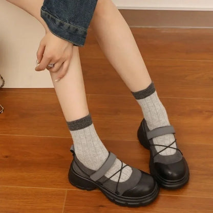 Butterfly Knot Platform Mary Jane Sneakers for Women