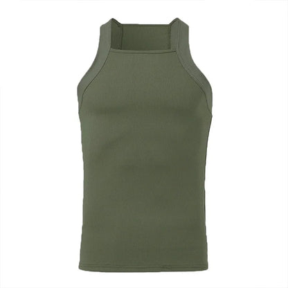 Men's Solid Color Sports Tank Top – Sleeveless Gym Vest, Streetwear | S–5XL