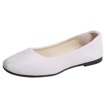Women's Suede Slip On Flat Loafers