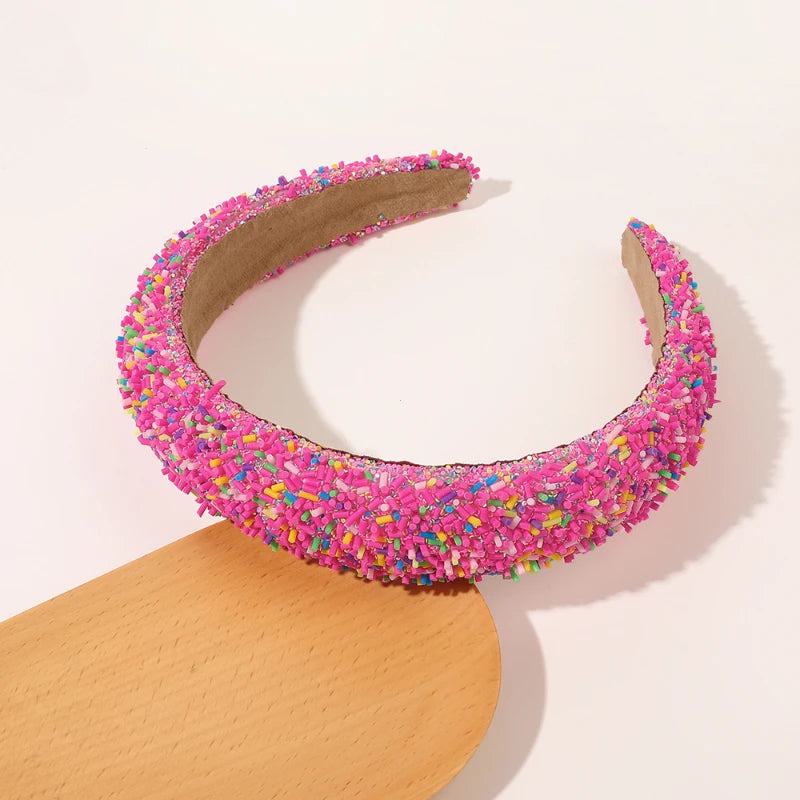 Candy Color Acrylic Headbands for Women and Girls