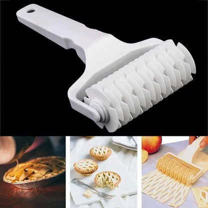 Pizza & Pastry Lattice Roller Cutter | Creative Wheel Cutter for Wellington Steak & Baking