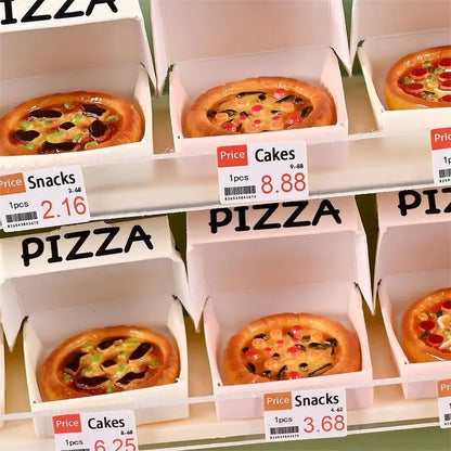 Cute Miniature Pizza Dollhouse Toy Set | 6–10pcs 1/12 Scale Kitchen Food Model for Kids & Collectors
