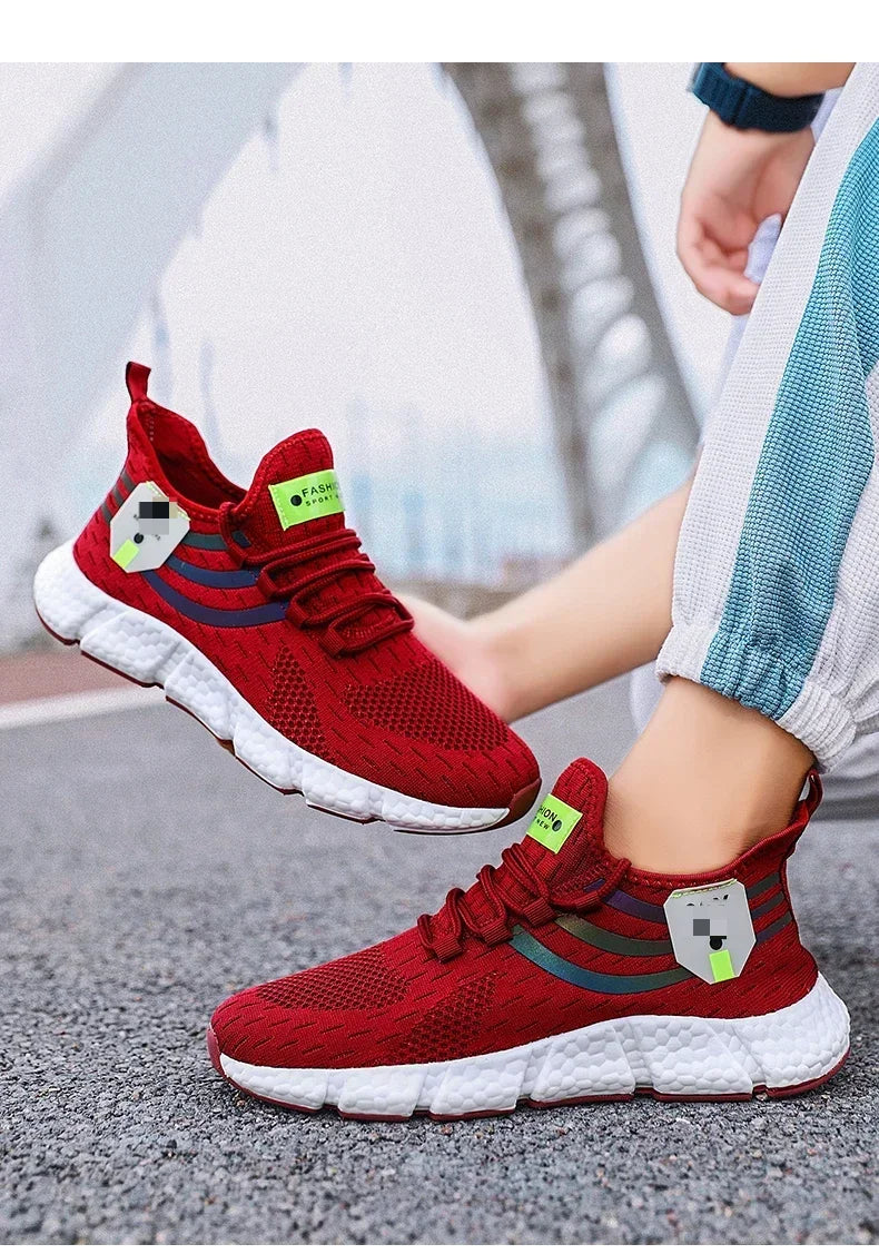 Breathable Lace Up Casual Sneakers for Men and Women