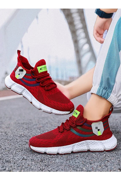 Breathable Lace Up Casual Sneakers for Men and Women
