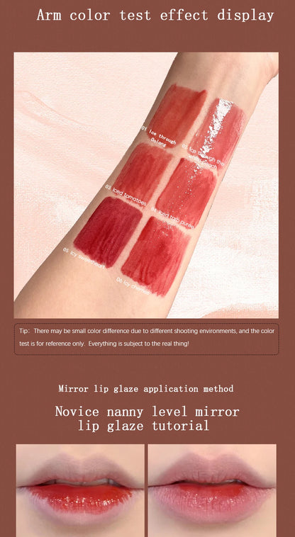 Crystal Mirror Lip Gloss Moisturizing and Long Lasting