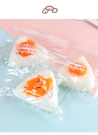 Egg Yolk Squishy Stress Ball – Kawaii Silicone Fidget Sensory Toy