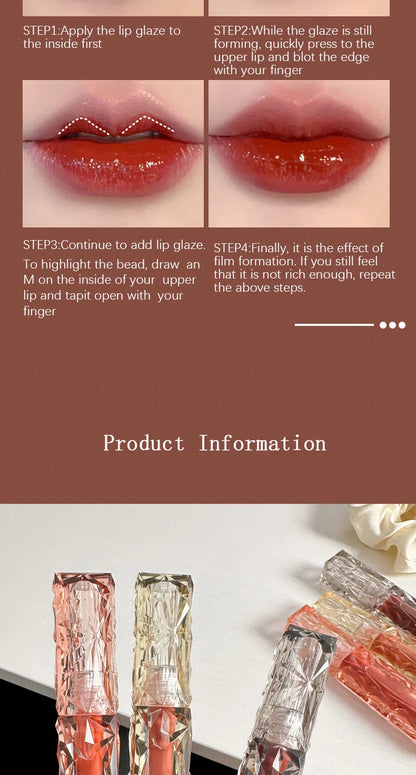Crystal Mirror Lip Gloss Moisturizing and Long Lasting