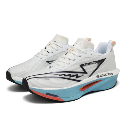 Carbon Board Running Sneakers for Men and Women Lightweight and Breathable