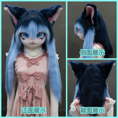 Fursuit Kigurumi Cosplay Costume Head Paws and Tail for Furries and Conventions