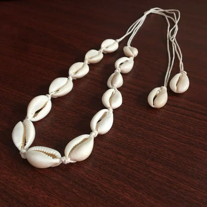 Boho Shell Choker Necklace for Women and Girls
