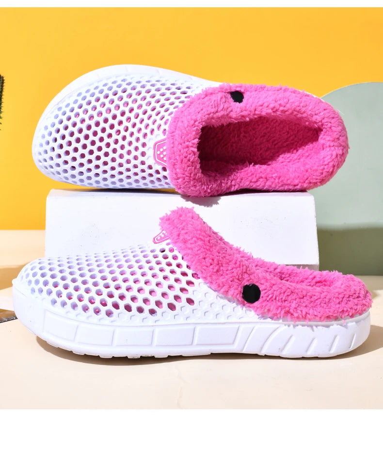 Winter Warm Mule Slippers for Men and Women