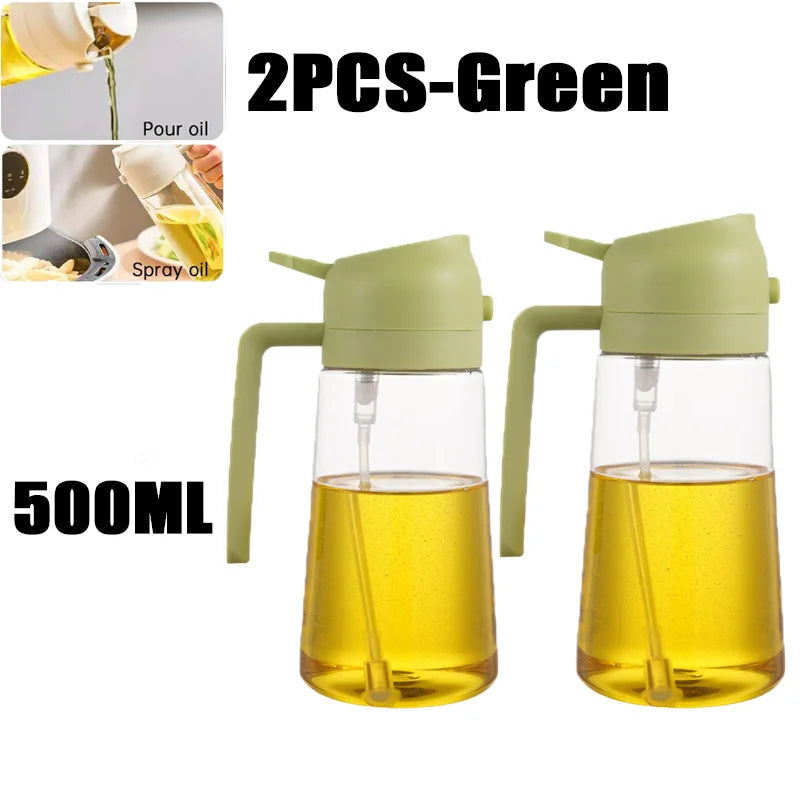 Woobrice Oil Spray Bottle – Olive Oil Mister for Cooking, BBQ & Baking | 200ml, 300ml, 500ml