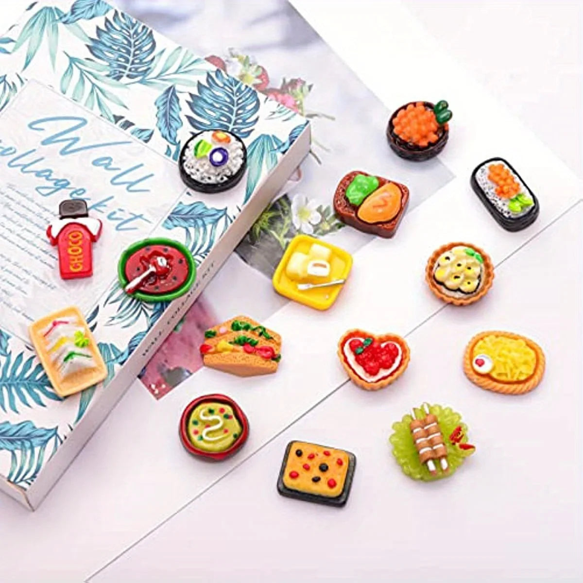 Miniature Food Resin Toys | Mixed Dollhouse Kitchen Pretend Play Set for Creative Kids