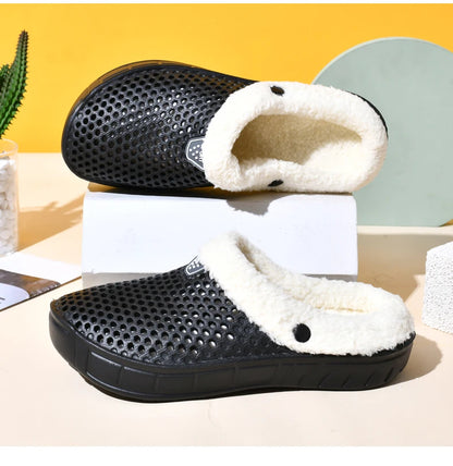 Winter Warm Mule Slippers for Men and Women