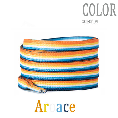 Pride Flag Flat Shoelaces for Sneakers