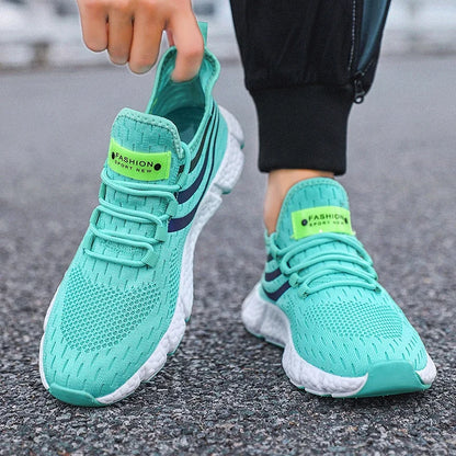 Breathable Lace Up Casual Sneakers for Men and Women