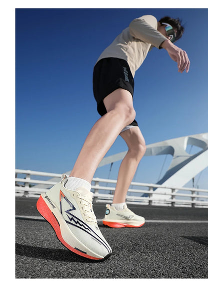 Carbon Board Running Sneakers for Men and Women Lightweight and Breathable