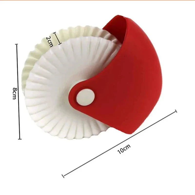 Kitchen Pizza & Pastry Lattice Cutter | Plastic Wheel Roller for Pie Crust, Pastry & Baking Decoration