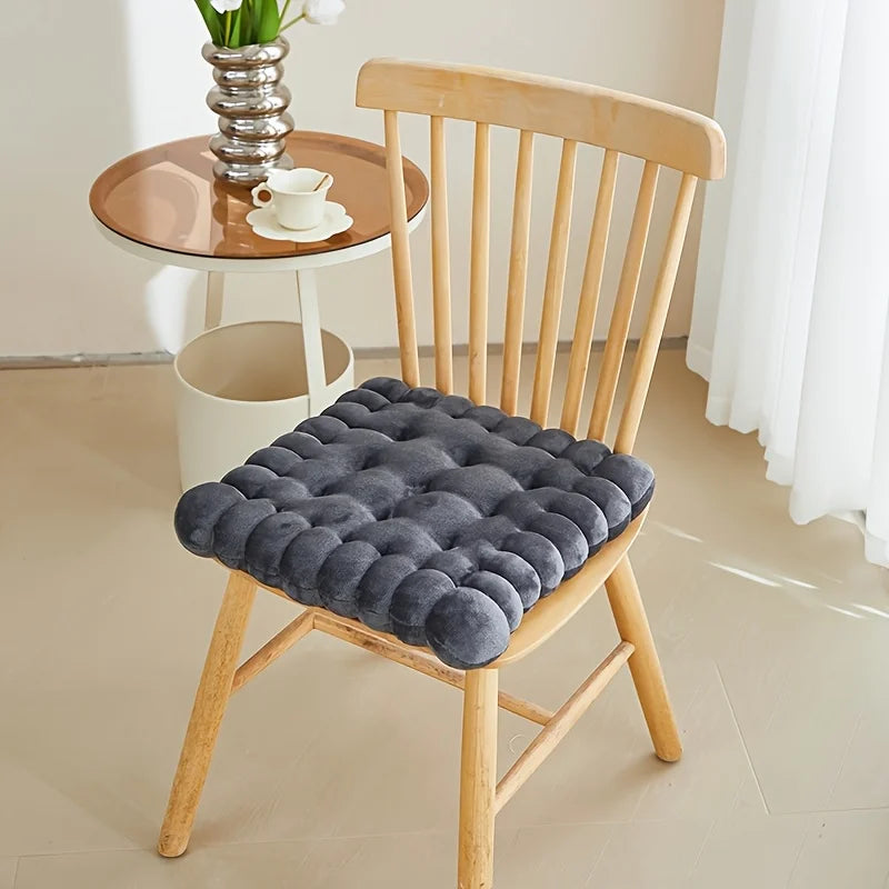 Large Biscuit Shape Plush Cushion – Soft Decorative Cookie Seat Pad for Chair, Floor & Tatami