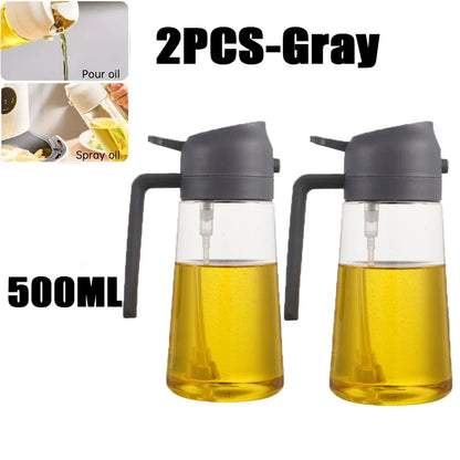 Woobrice Oil Spray Bottle – Olive Oil Mister for Cooking, BBQ & Baking | 200ml, 300ml, 500ml