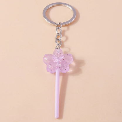 3D Simulation Food Keychain – Cute Resin Lollipop, Donut & Snack Key Ring Charms