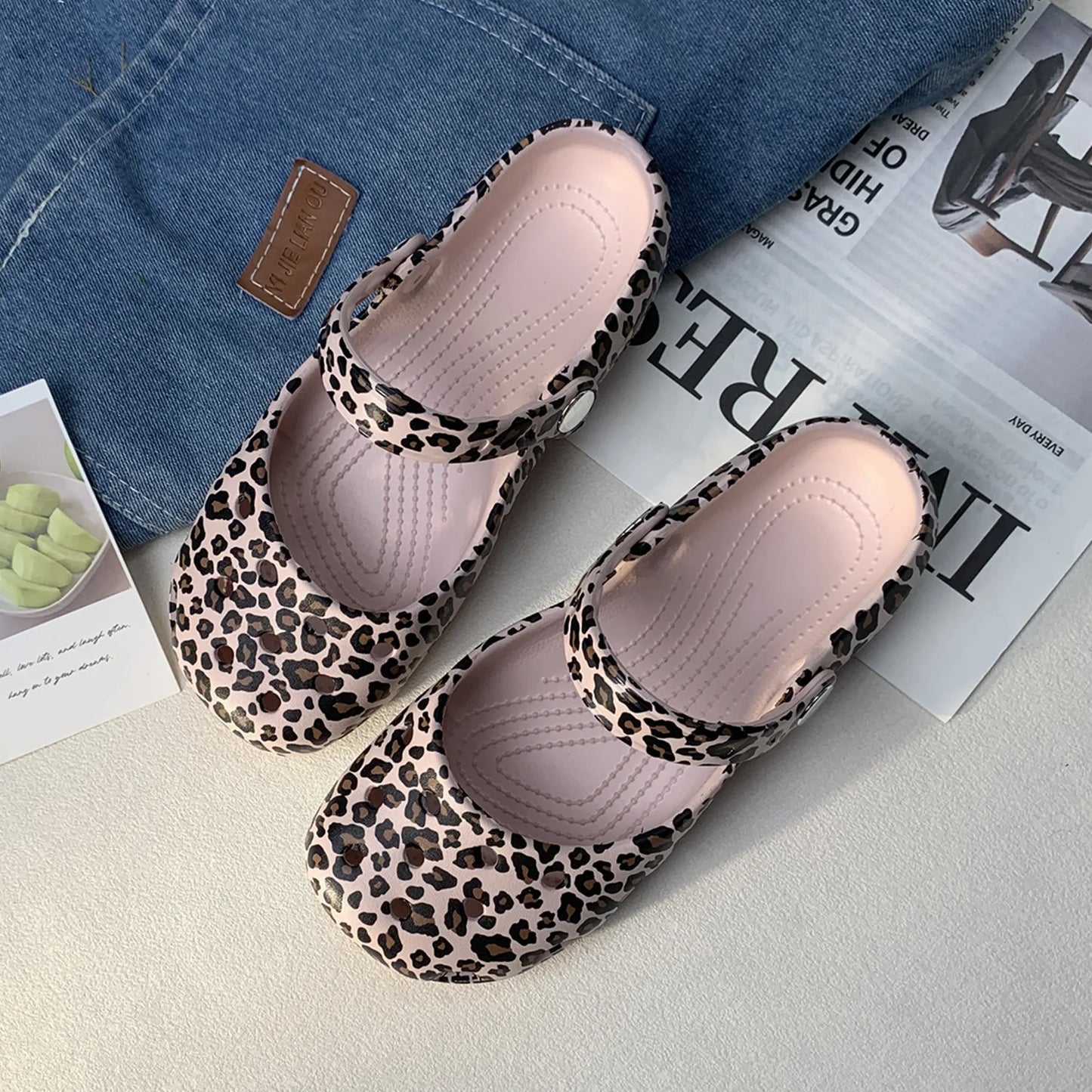 EVA Ballet Platform Clog Sandals for Women