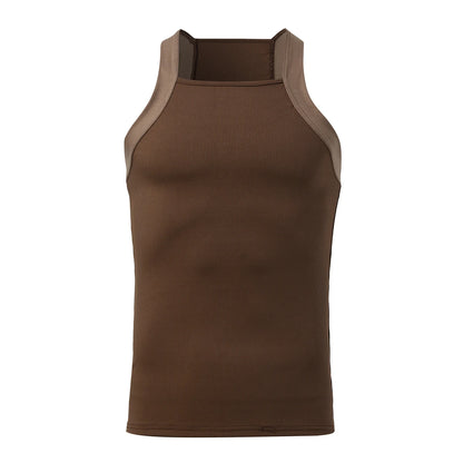 Men's Solid Color Sports Tank Top – Sleeveless Gym Vest, Streetwear | S–5XL