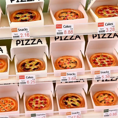 Cute Miniature Pizza Dollhouse Toy Set | 6–10pcs 1/12 Scale Kitchen Food Model for Kids & Collectors