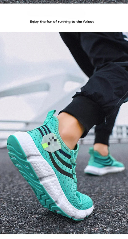 Breathable Lace Up Casual Sneakers for Men and Women