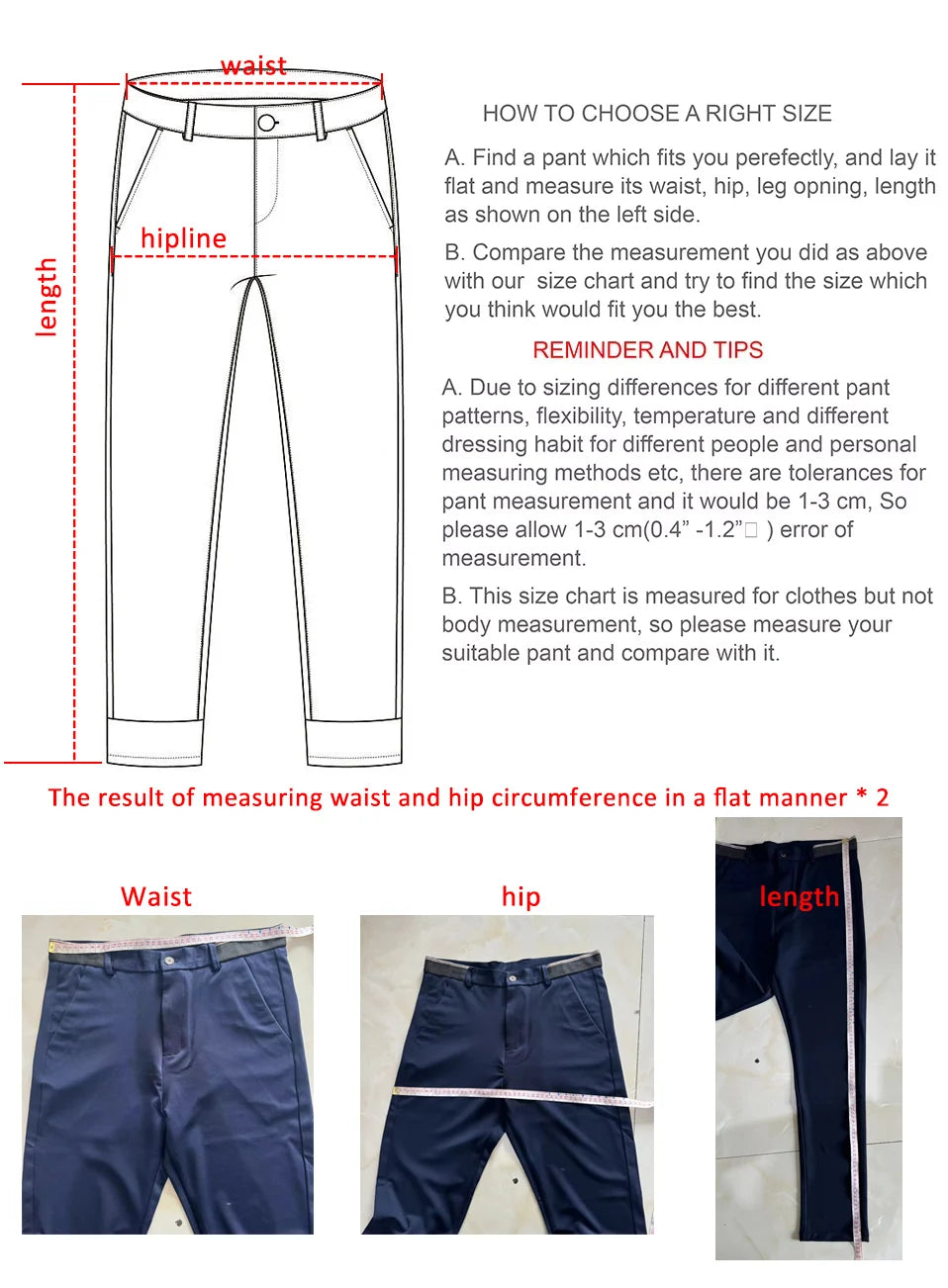 Men's Smart Casual Dress Pants – Elastic Waist Suit Trousers, Straight Fit | Sizes 29–42