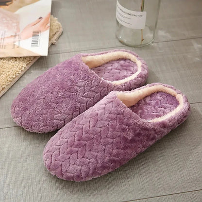 Fluffy Unisex Indoor Slippers – Soft Lightweight Anti-Slip House Slides Men and Women