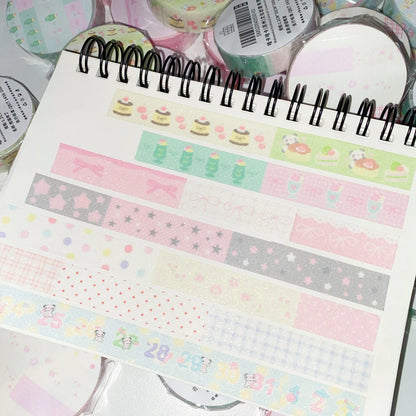 Kawaii Panda Washi Tape – Cute Masking Tape for Scrapbooking, Journaling & DIY Crafts