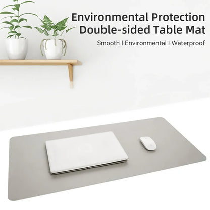 Large PU Leather Desk Mat | 600x300mm Waterproof Mouse Pad & Keyboard Desk Pad for Office & Gaming