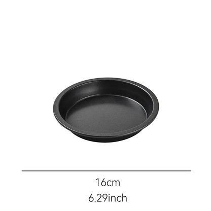 Non-Stick Carbon Steel Pizza Pan | 6–10 inch Black Baking Pan for Oven, Microwave & Chip Tray