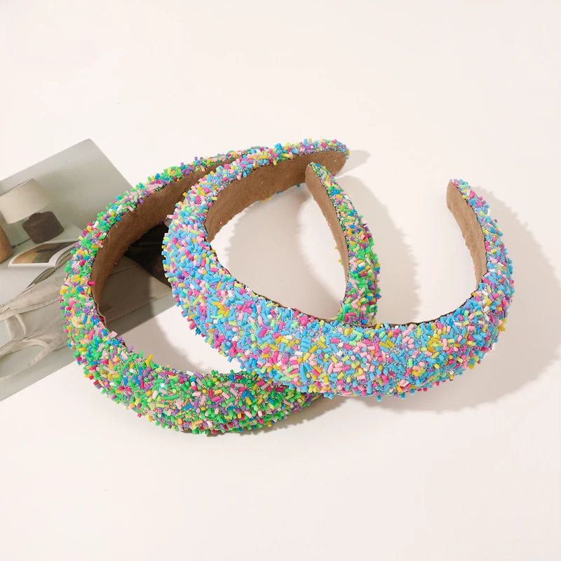 Candy Color Acrylic Headbands for Women and Girls