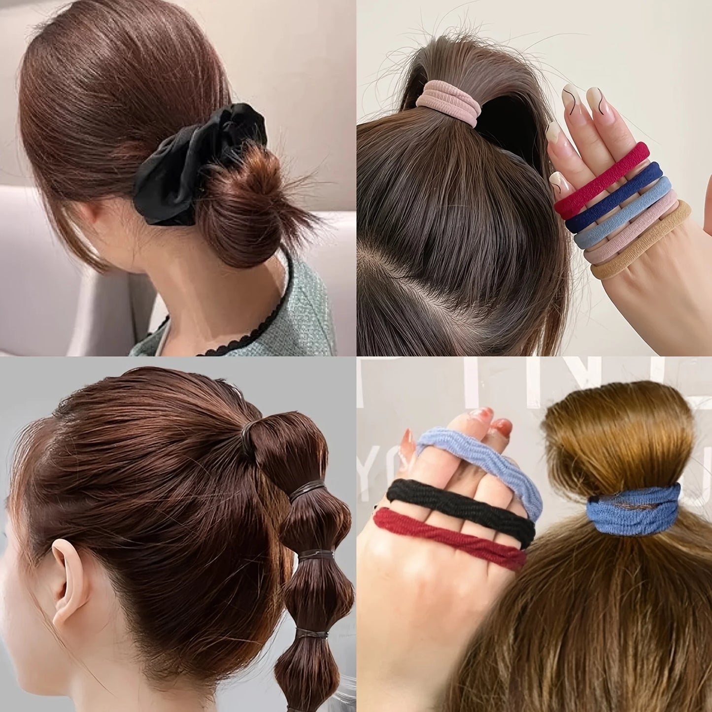 Women's Hair Accessories Set | 1109pcs Scrunchies, Rubber Bands, Hair Ties & Headbands