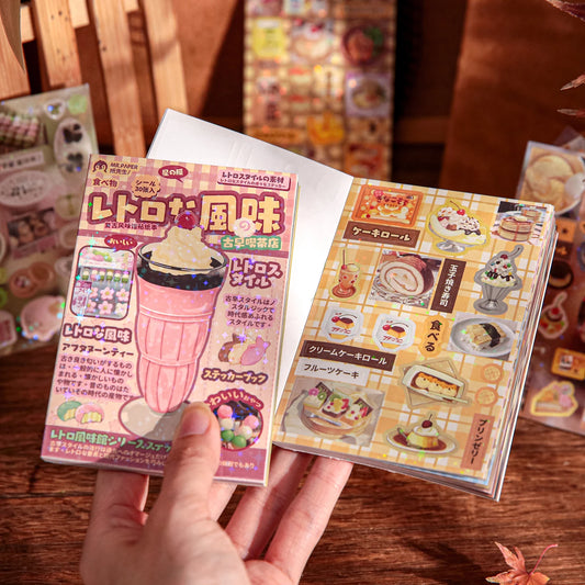Mr. Paper Vintage Gallery Sticker Book | 30 Sheets DIY Scrapbook & Journaling