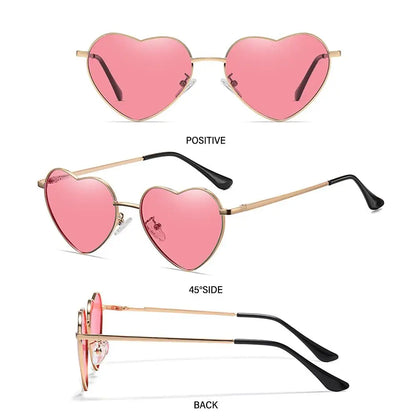 Heart Shaped Sunglasses with UV400 Protection