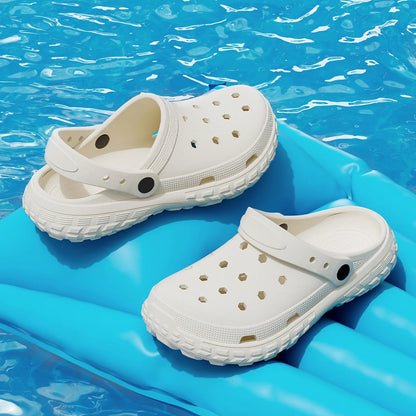 EVA T Strap Closed Toe Slide Sandals for Men and Women