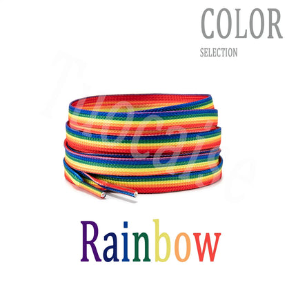 Pride Flag Flat Shoelaces for Sneakers