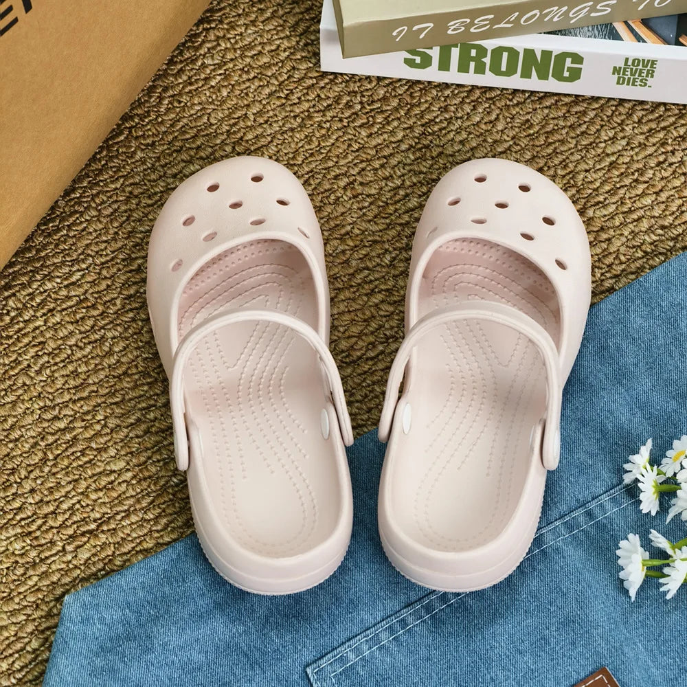 EVA Ballet Platform Clog Sandals for Women