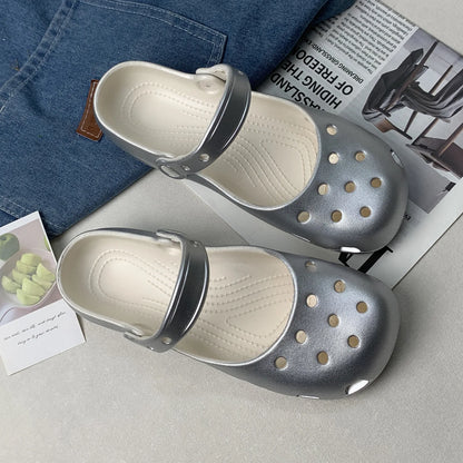 EVA Ballet Platform Clog Sandals for Women
