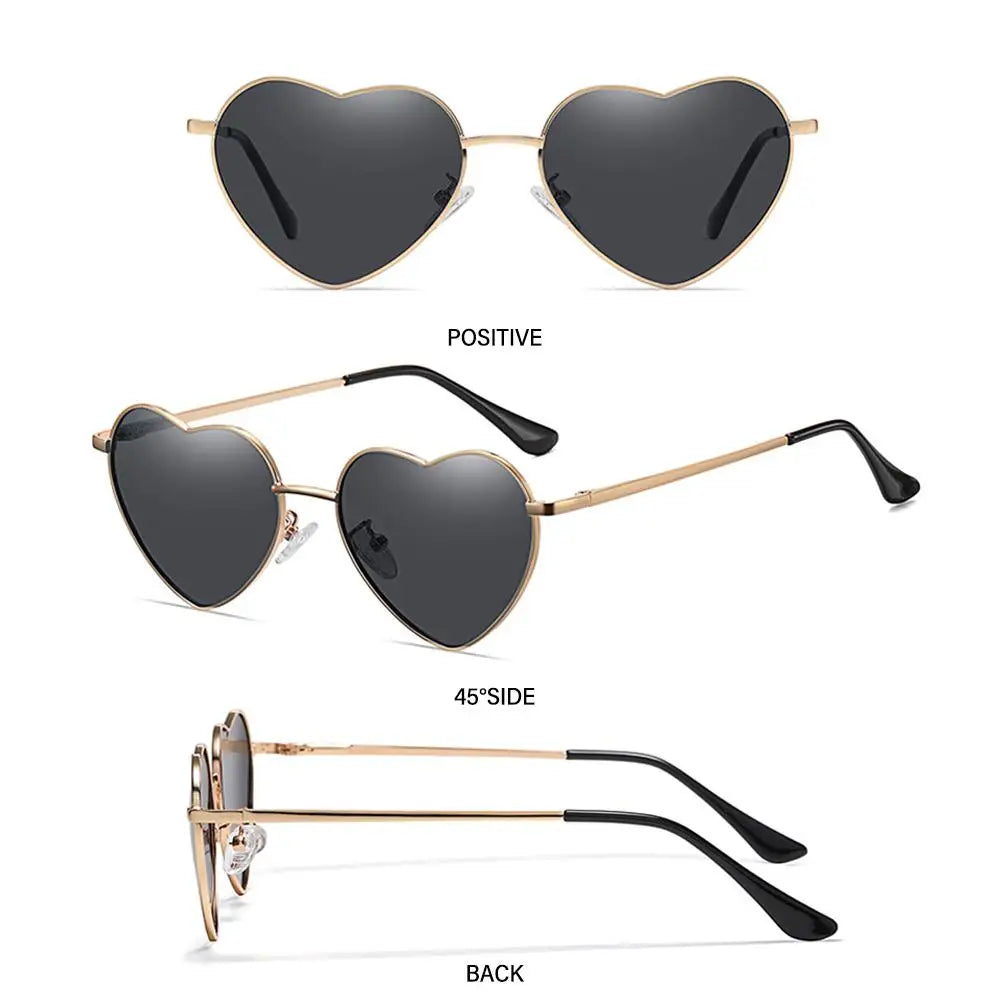 Heart Shaped Sunglasses with UV400 Protection