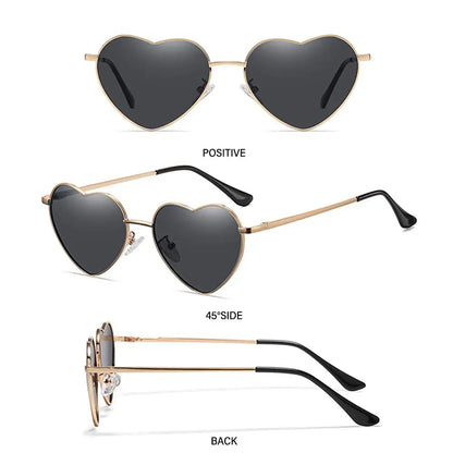 Heart Shaped Sunglasses with UV400 Protection