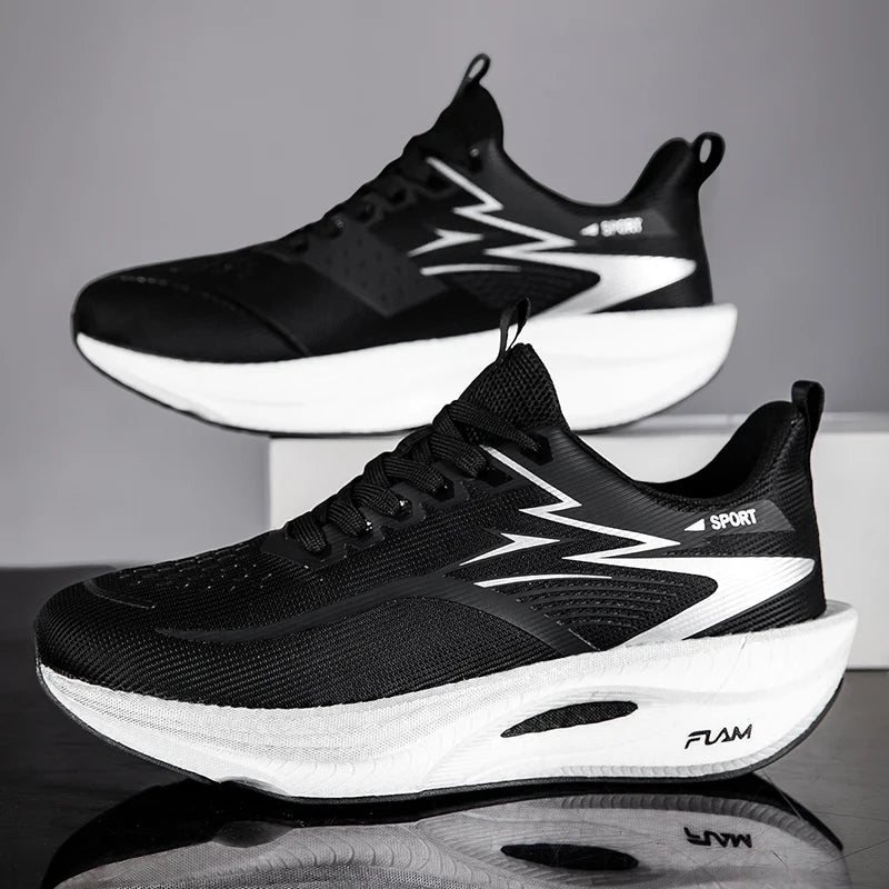 Carbon Board Air Cushion Running Sneakers for Men and Women