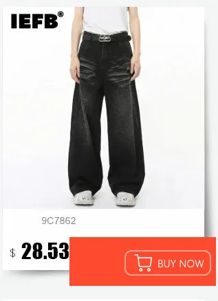 Vintage Wide-Leg Jeans – Men's Camo & Washed Denim