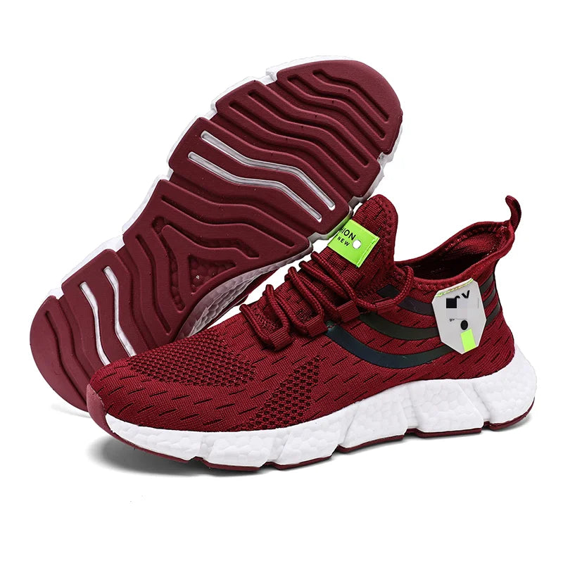 Breathable Lace Up Casual Sneakers for Men and Women